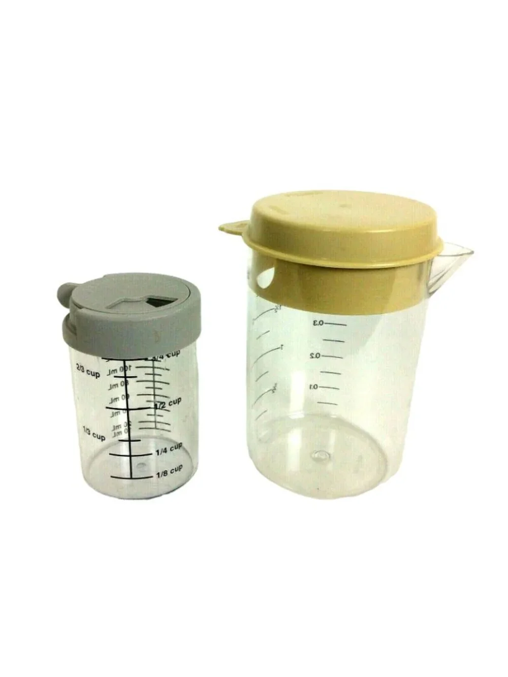 Pampered Chef Measuring Cups Set Of 2 Dry Wet Kitchen Cooking Baking